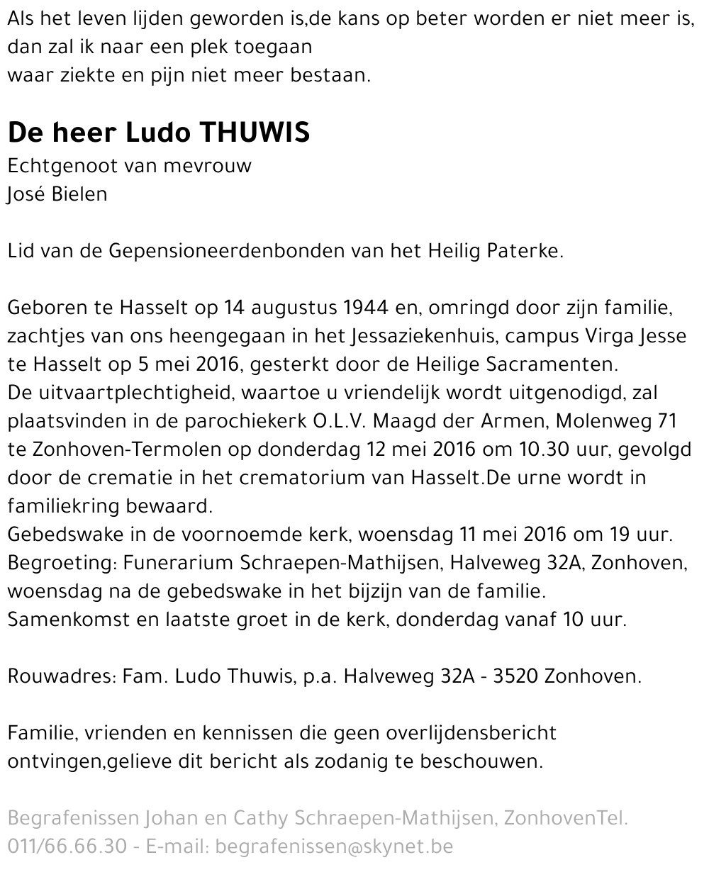 Ludo Thuwis