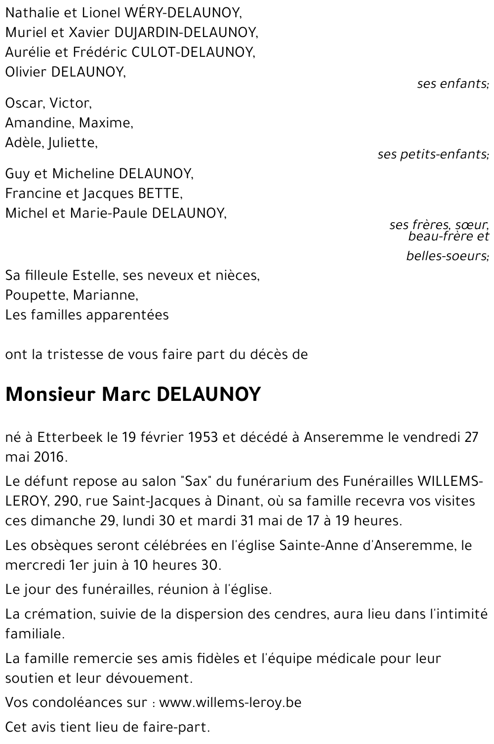 Marc DELAUNOY