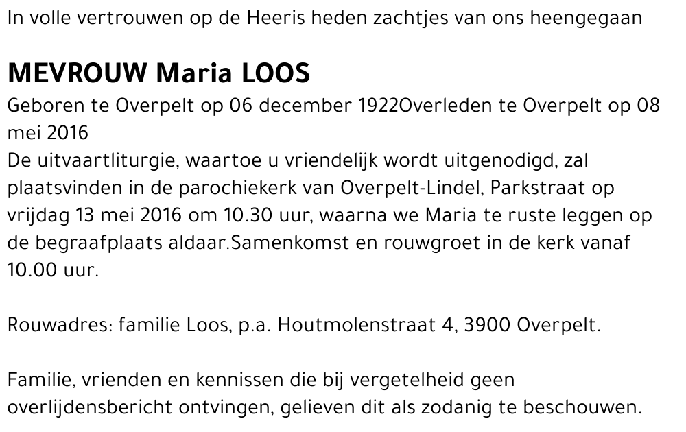 Maria Loos