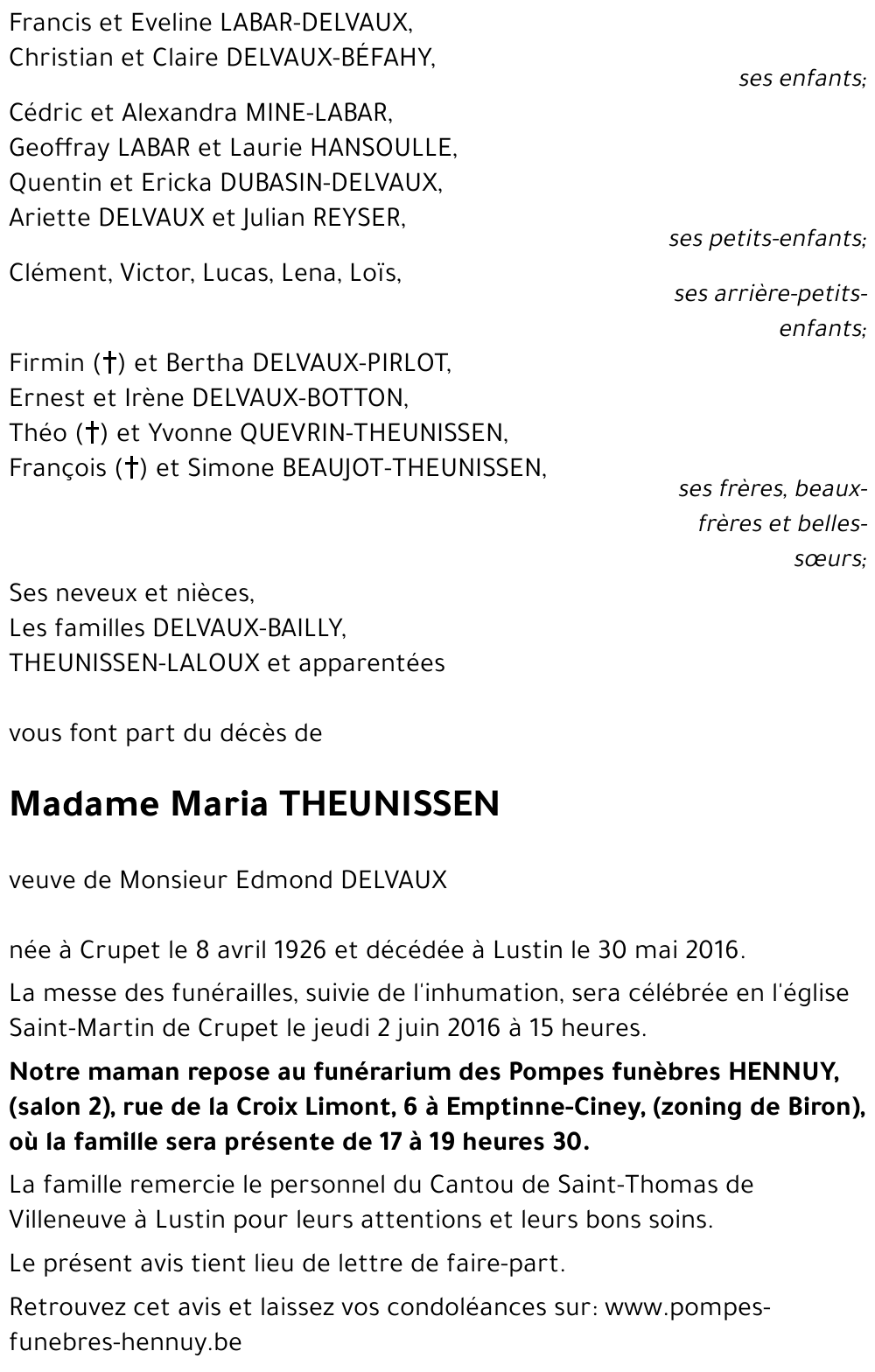 Maria THEUNISSEN