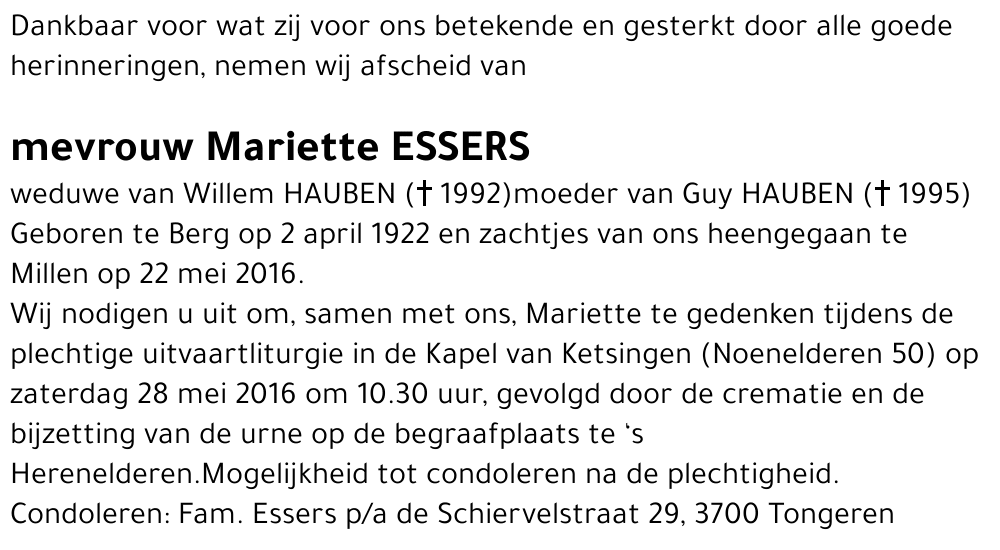 Mariette ESSERS