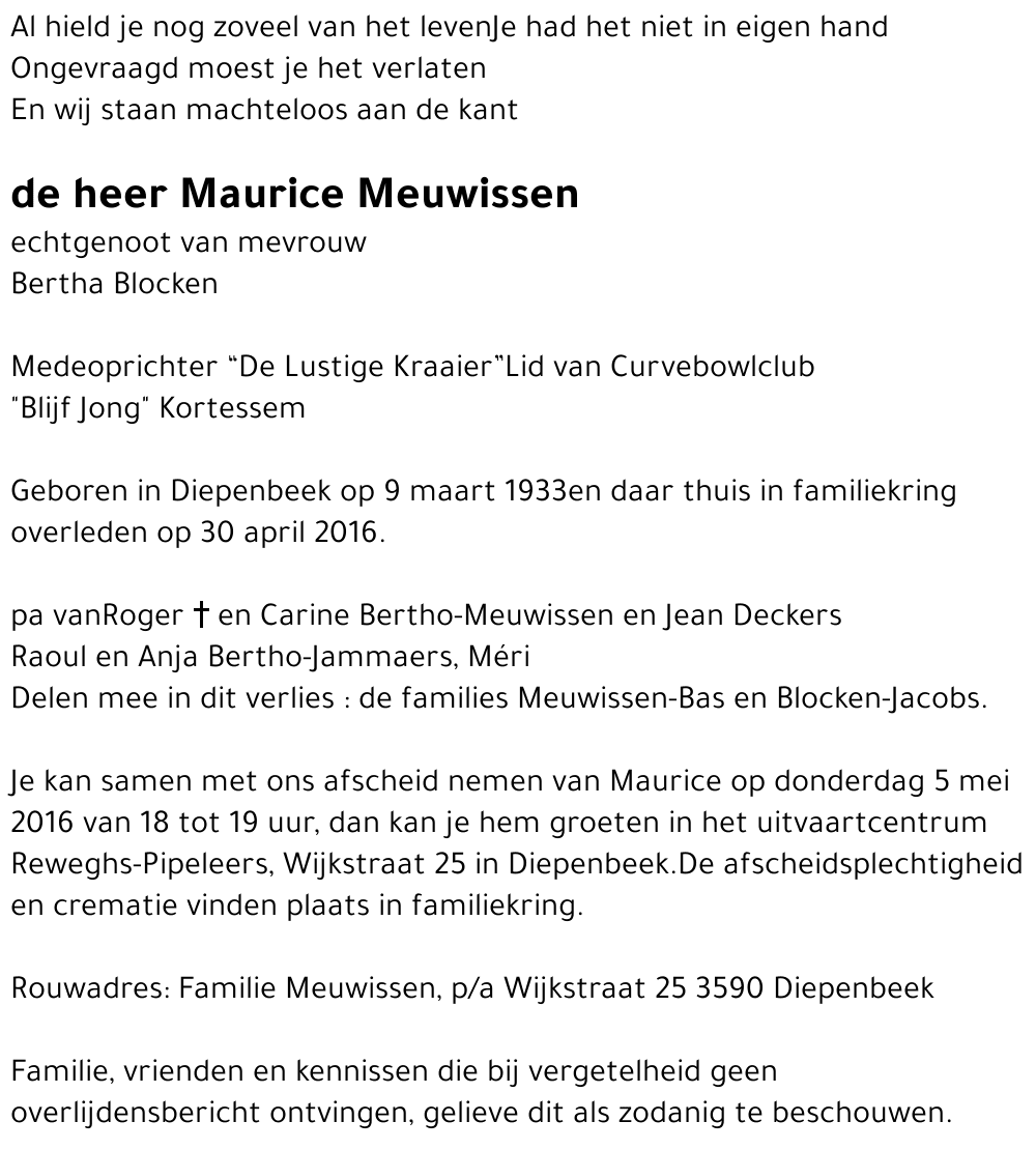 Maurice Meuwissen