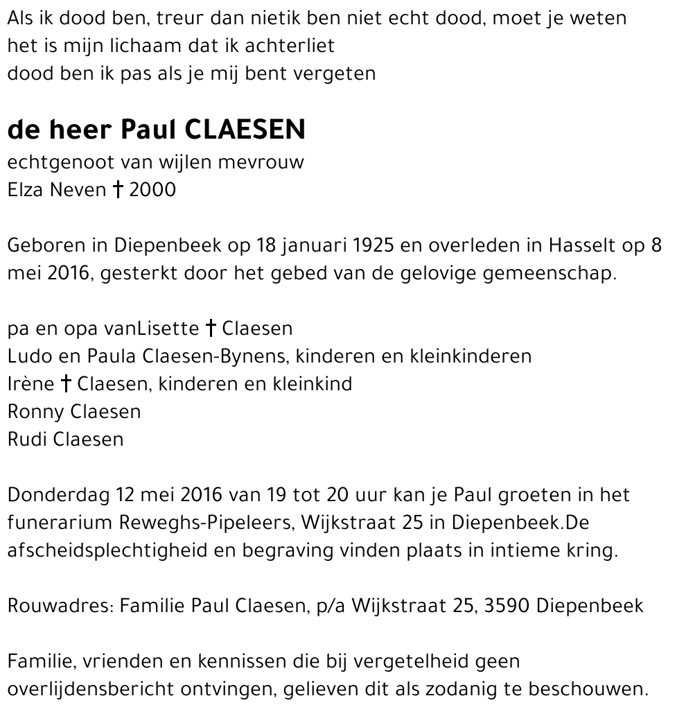 Paul Claesen
