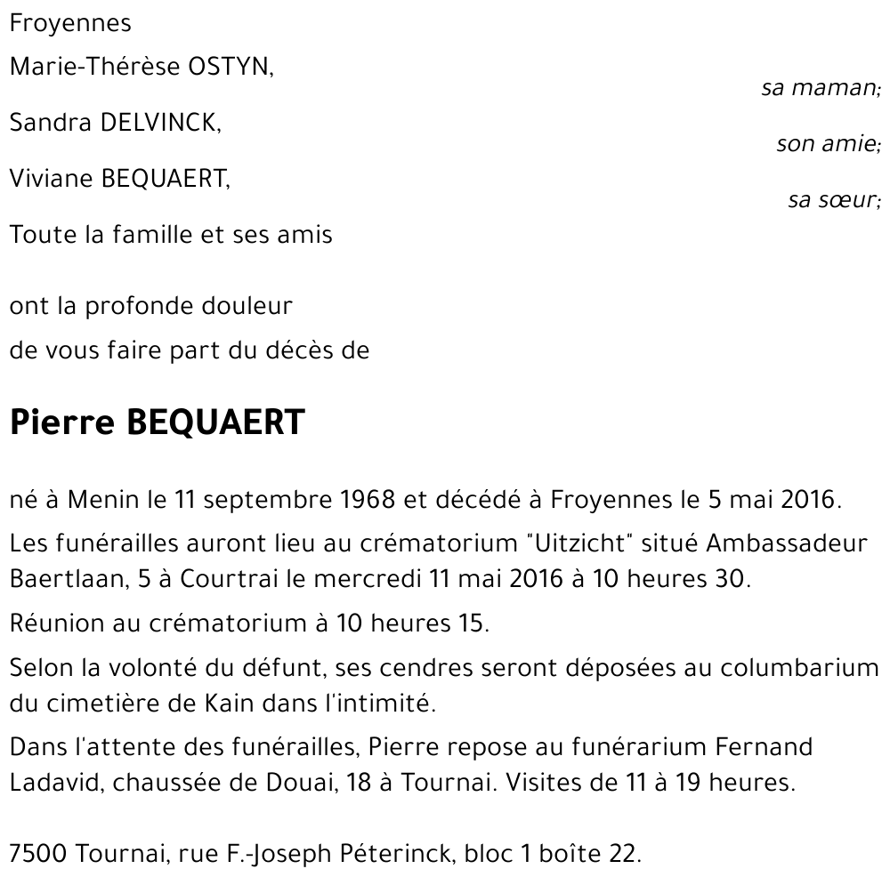 Pierre BEQUAERT