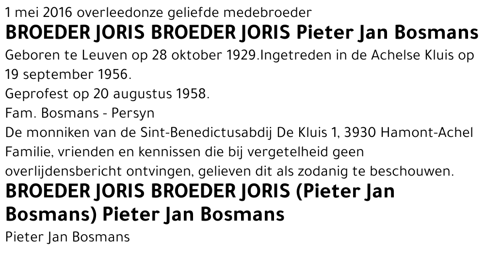 Pieter Jan Bosmans