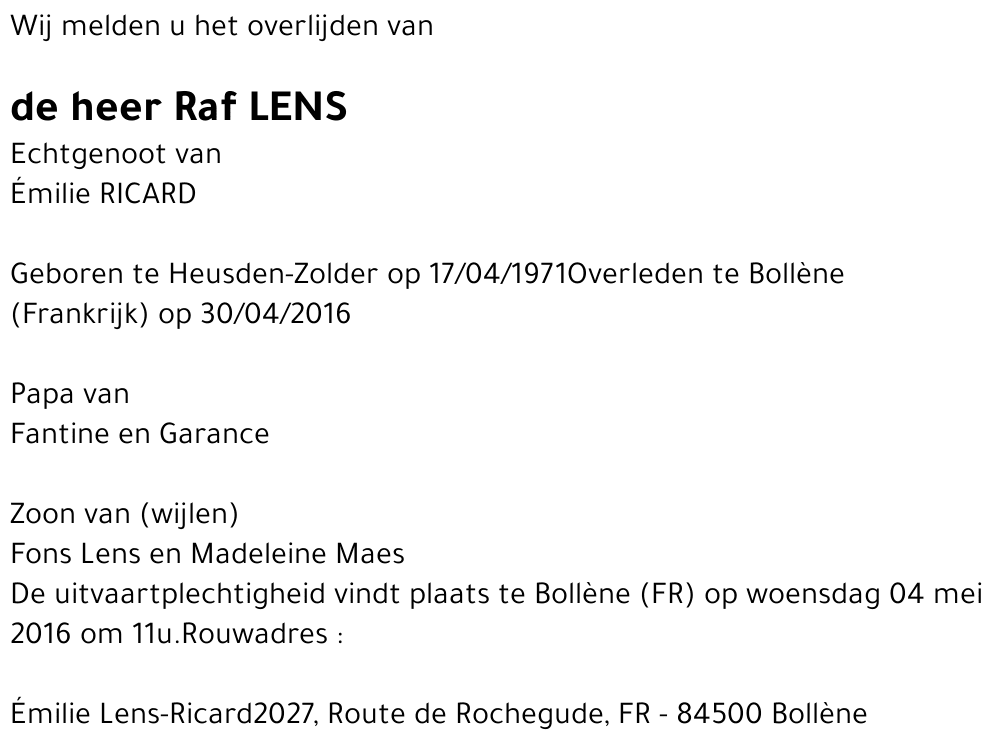 Raf Lens