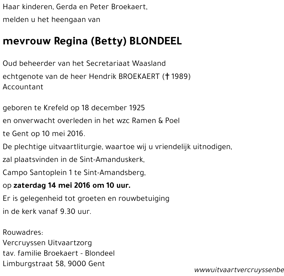 Regina Blondeel