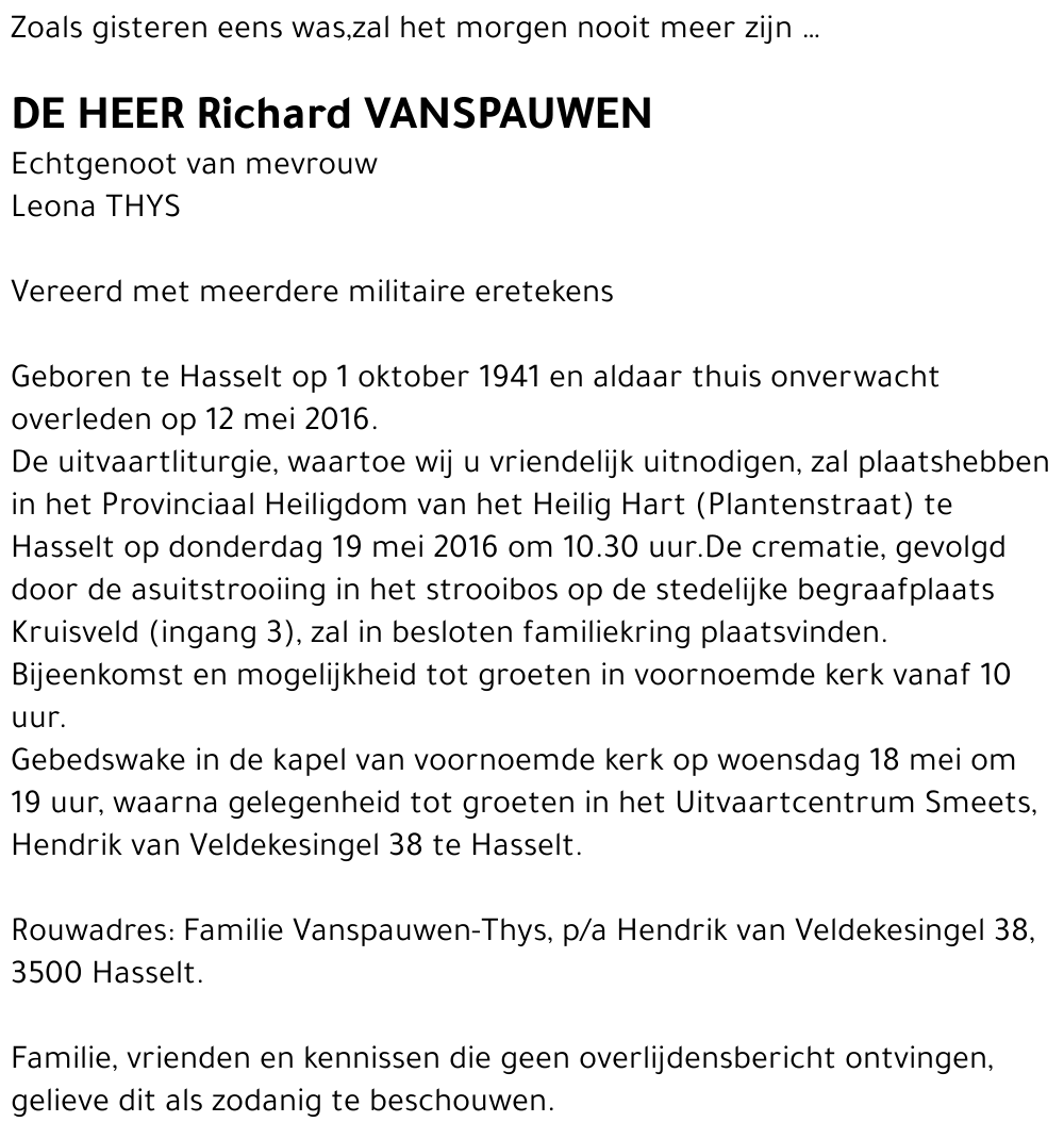 Richard Vanspauwen
