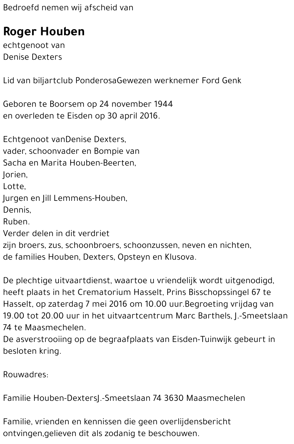 Roger Houben