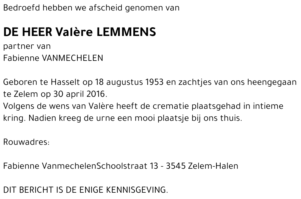 Valère LEMMENS