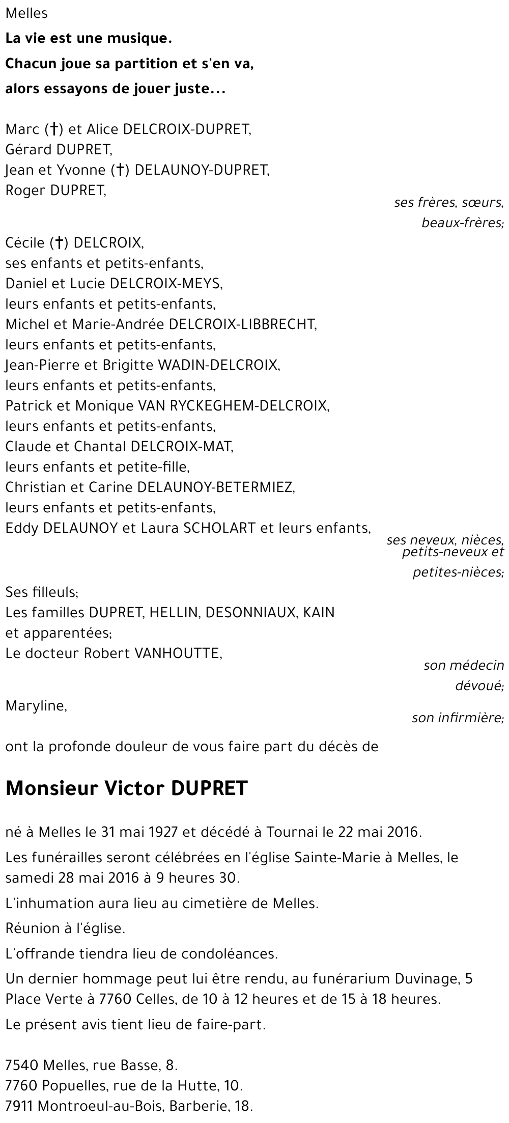Victor DUPRET