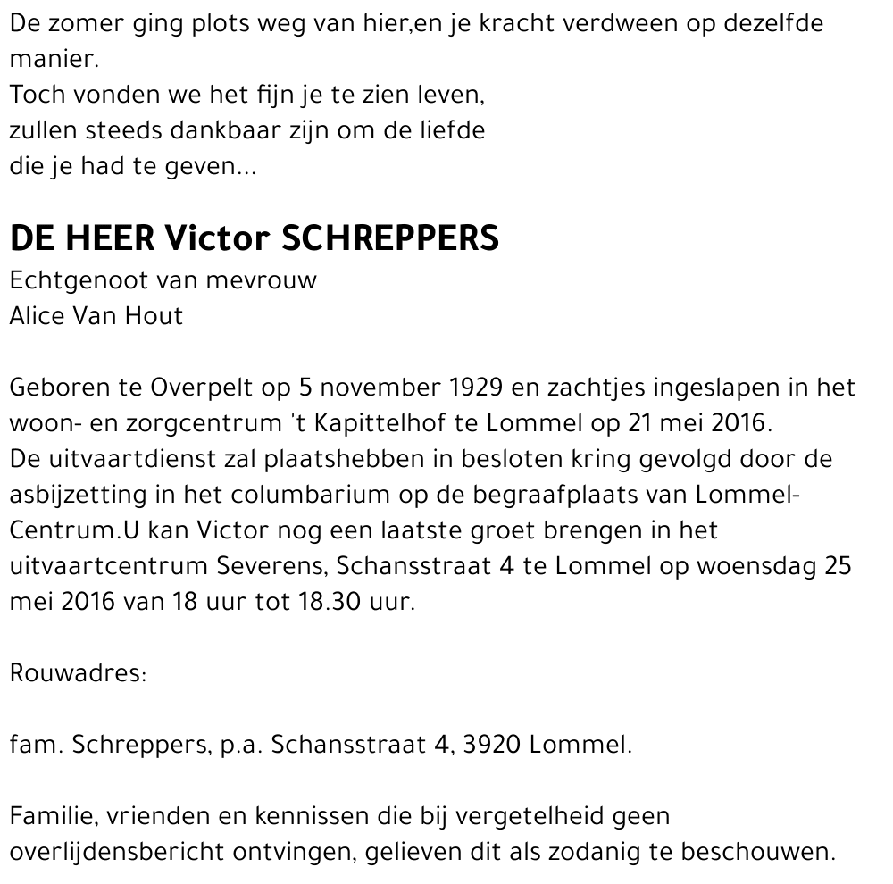 Victor Schreppers