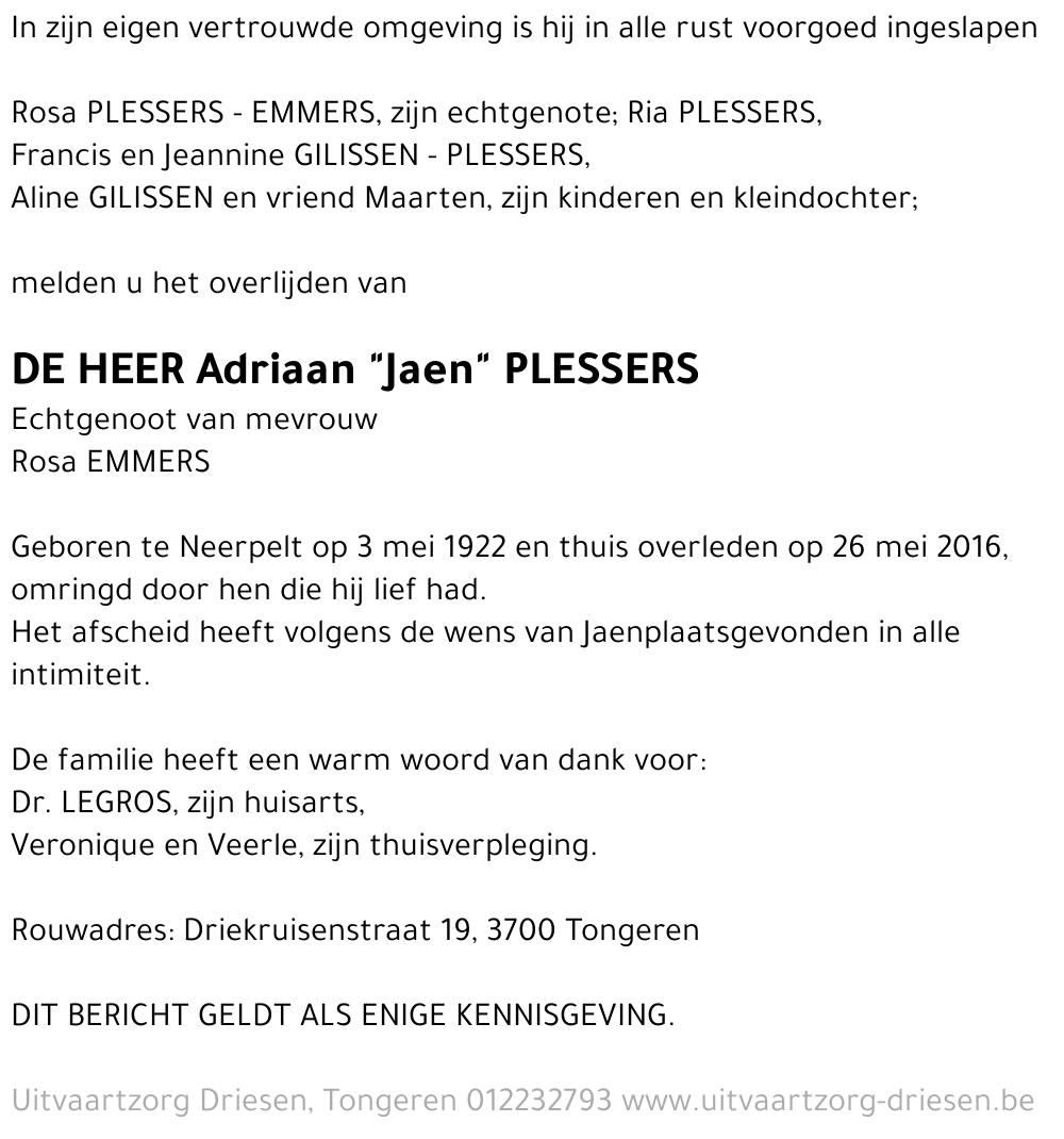 Adriaan Plessers