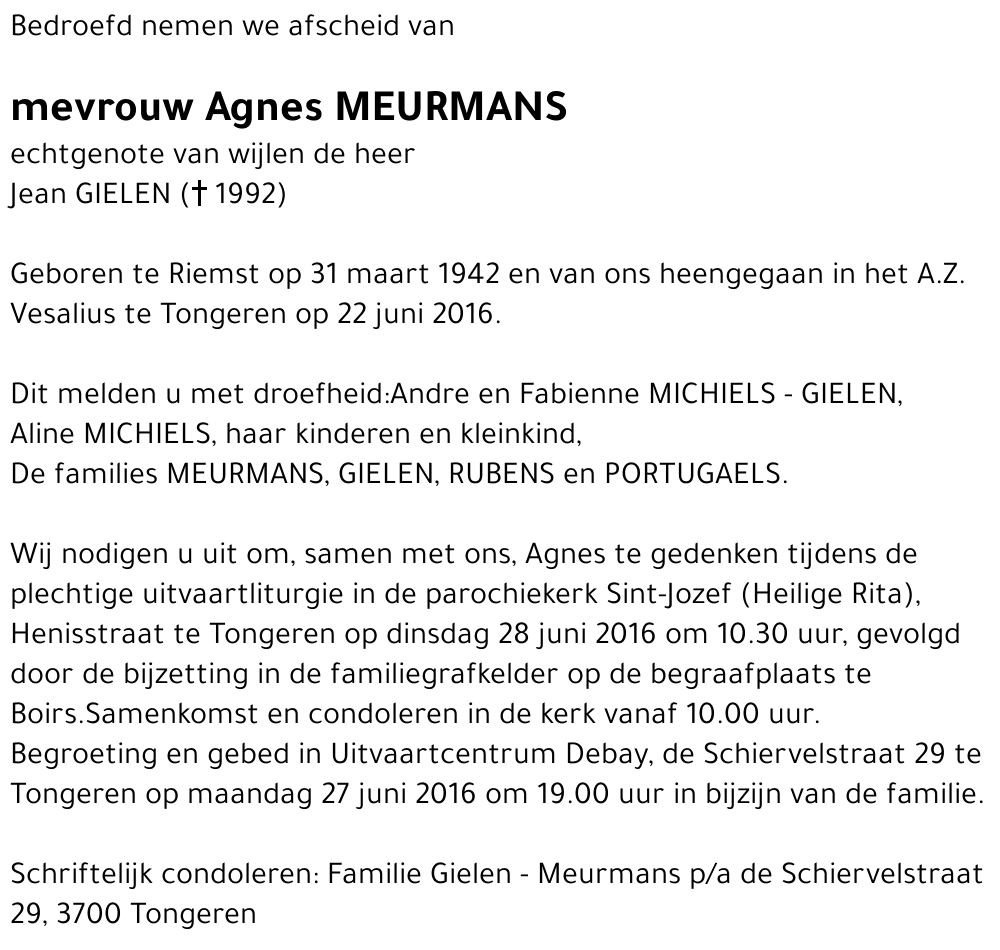 Agnes MEURMANS