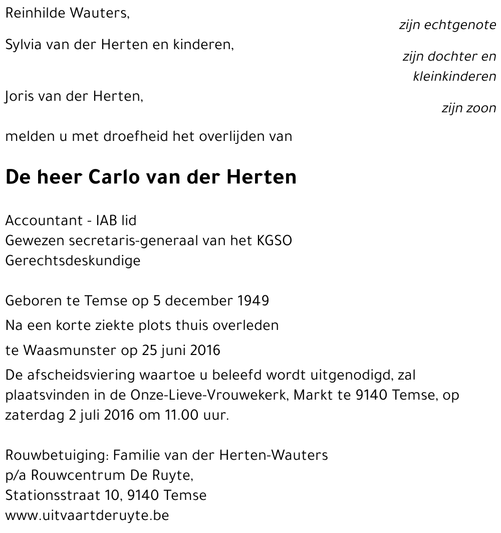 Carlo van der Herten