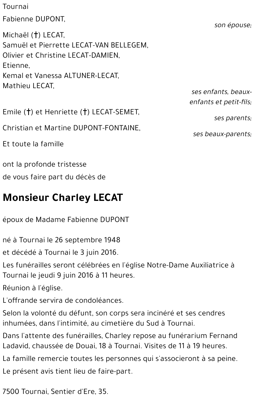 Charles LECAT