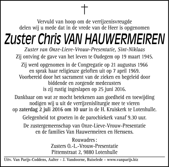 Chris Van Hauwermeiren