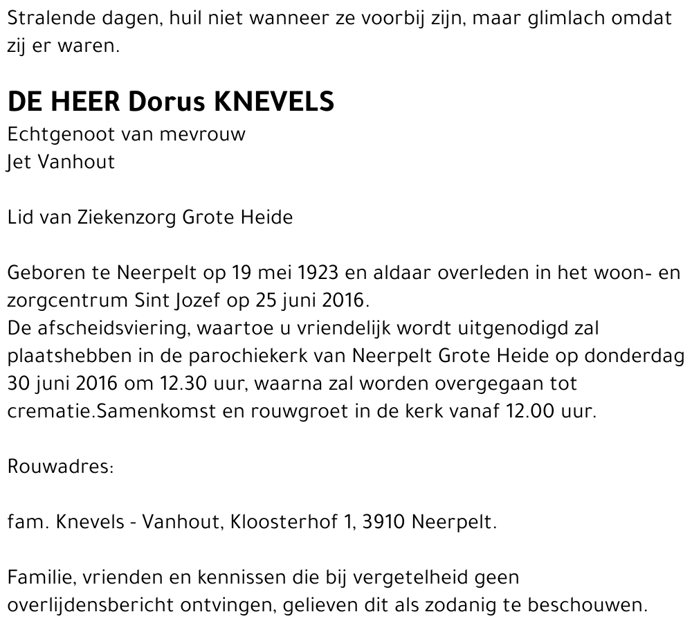 Dorus Knevels