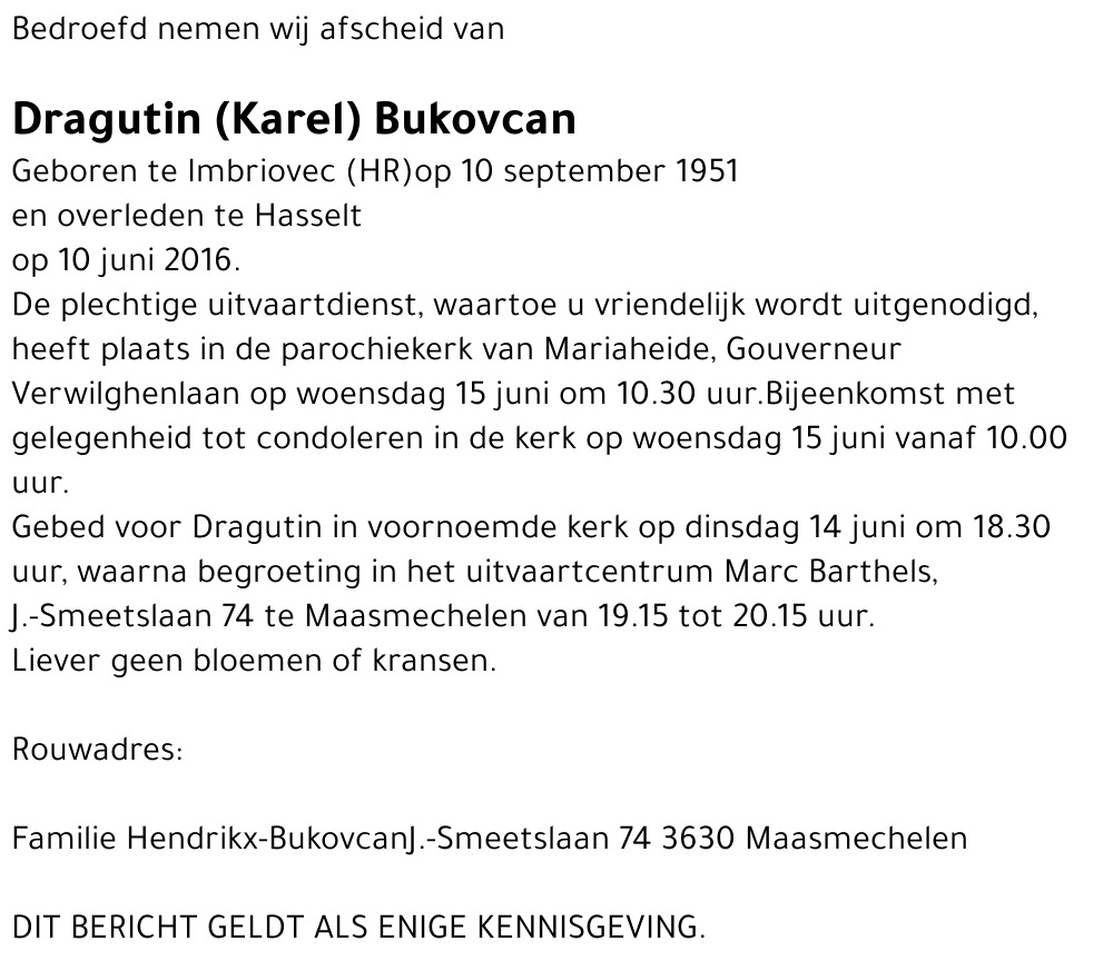 Dragutin (Karel) Bukovcan