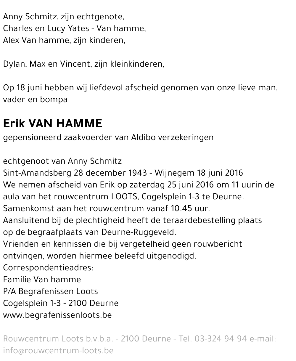 Erik Van hamme