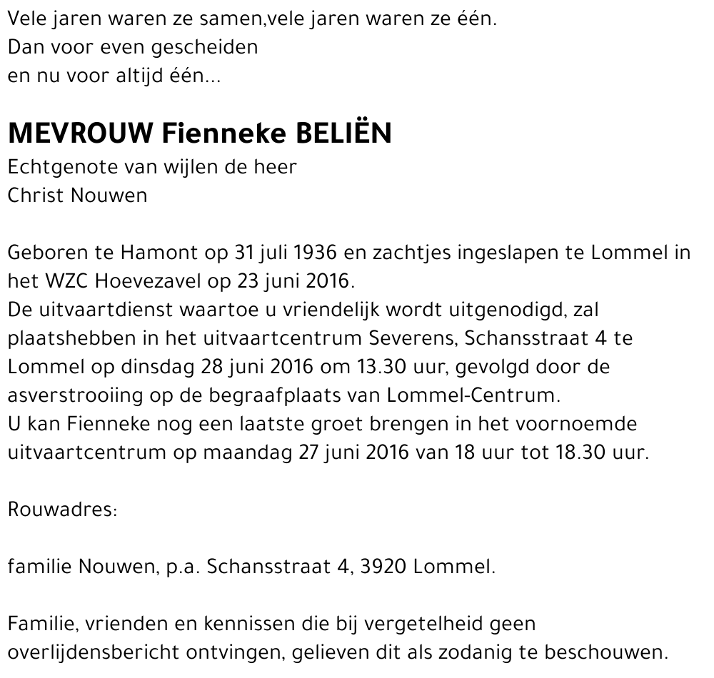 Fienneke Beliën