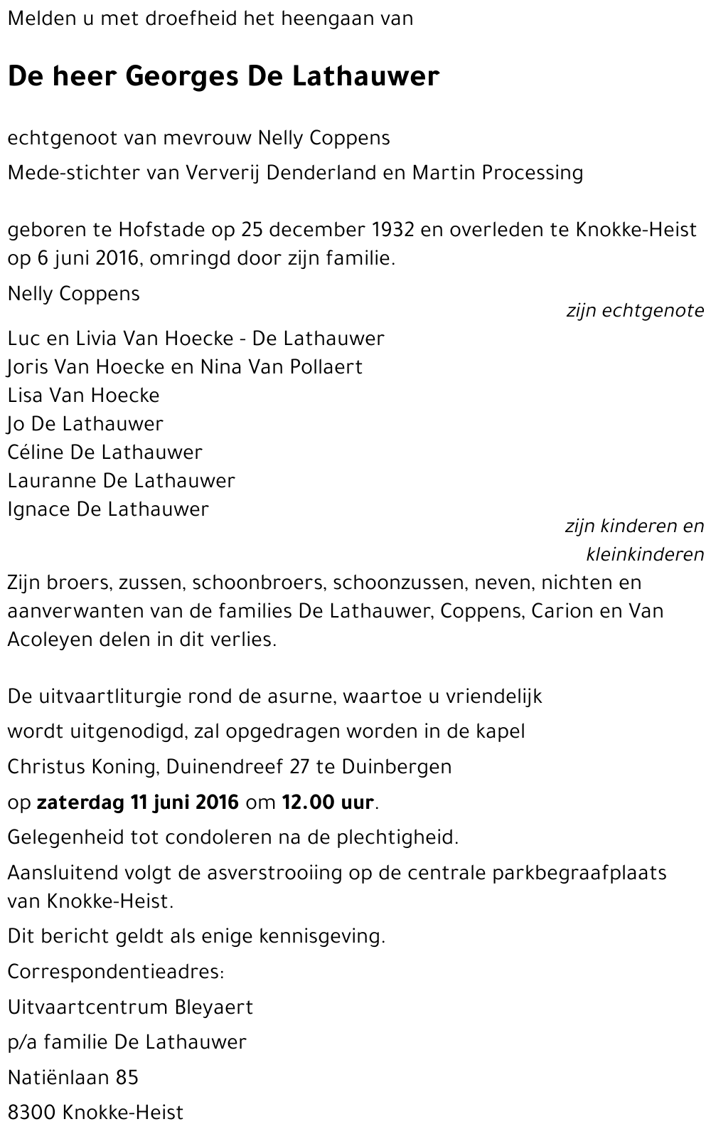 Georges De Lathauwer