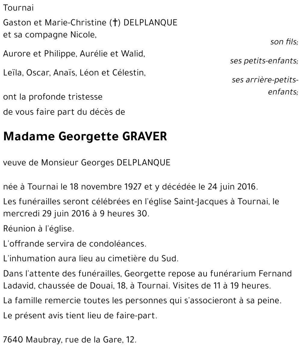 Georgette GRAVER