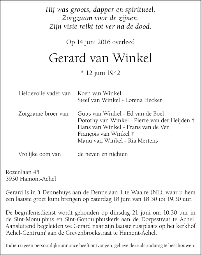 Gerard van Winkel