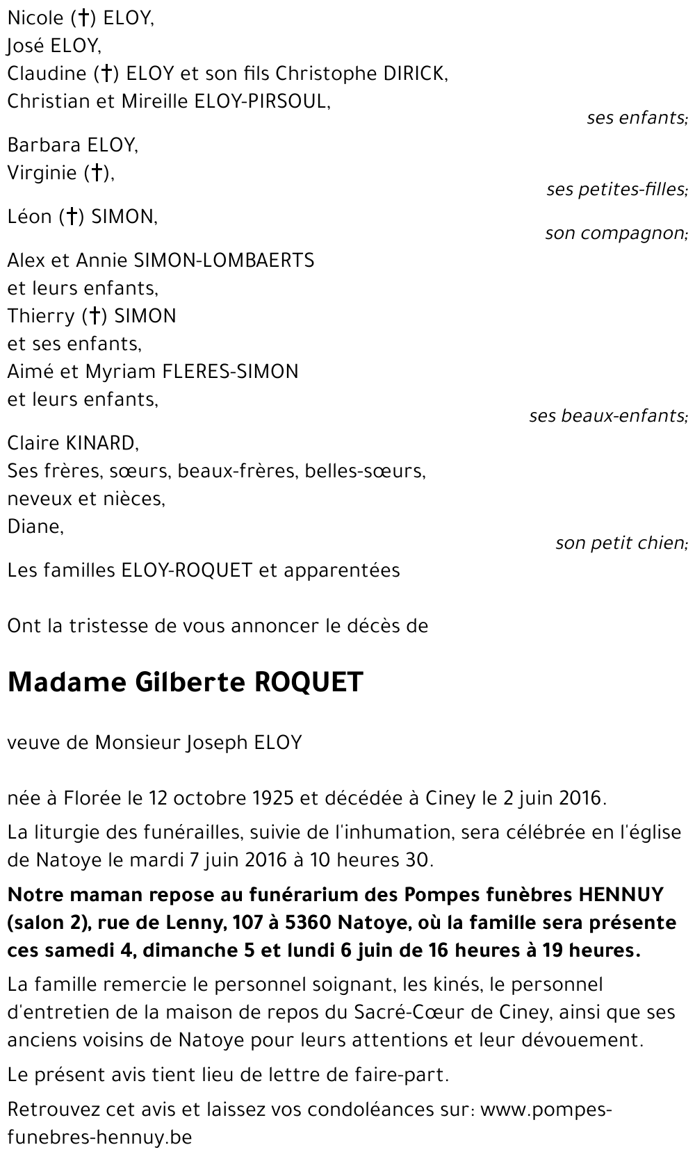 Gilberte ROQUET
