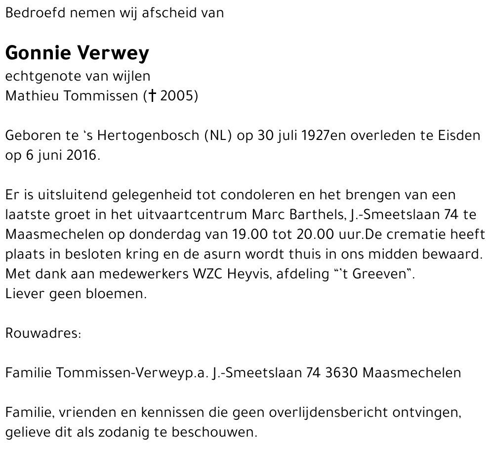 Gonnie Verwey