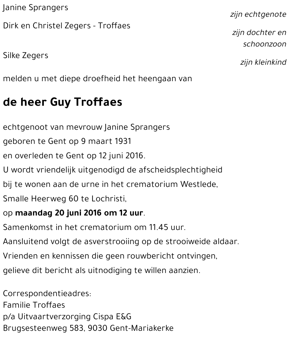 Guy Troffaes