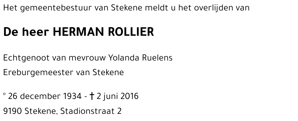 HERMAN ROLLIER