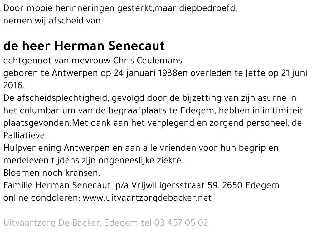 Herman Senecaut