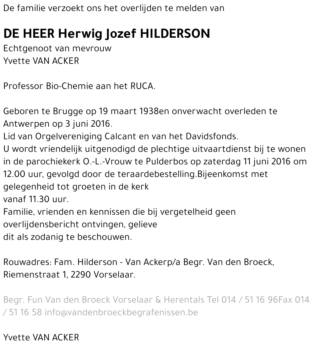 Herwig Jozef Hilderson