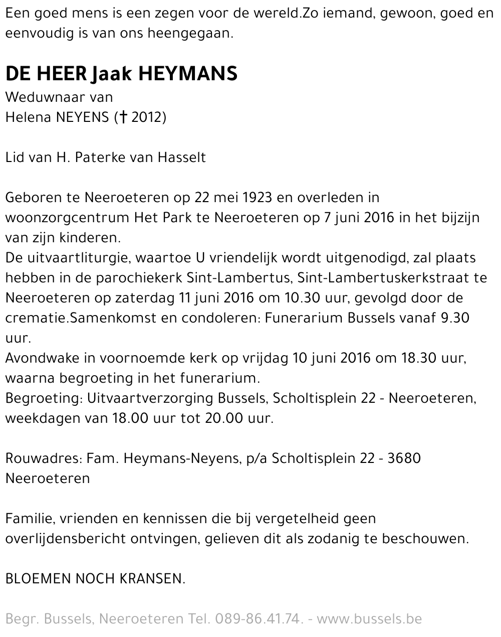 Jaak HEYMANS