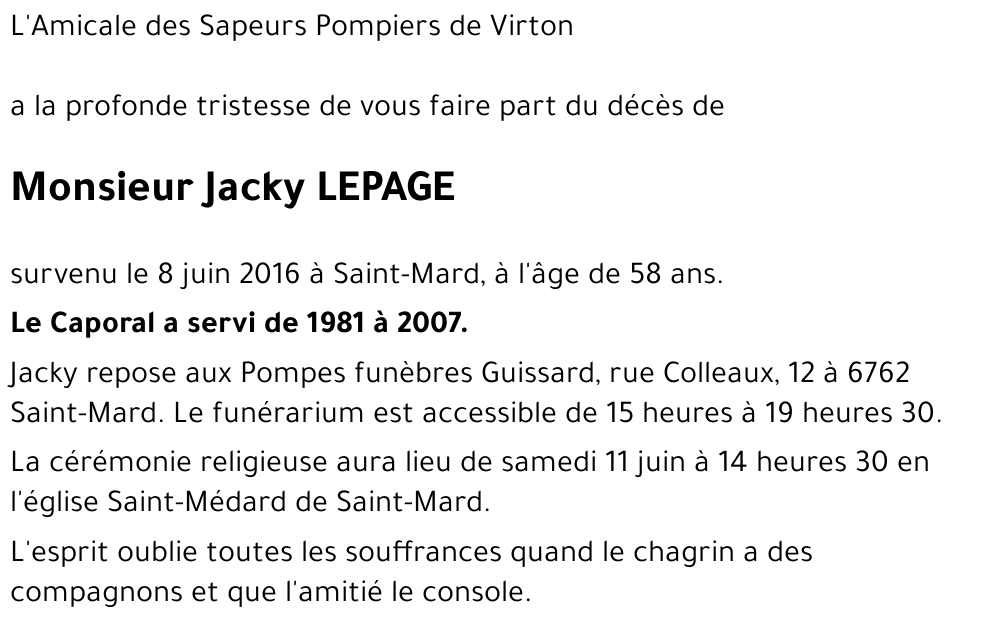 Jacky LEPAGE