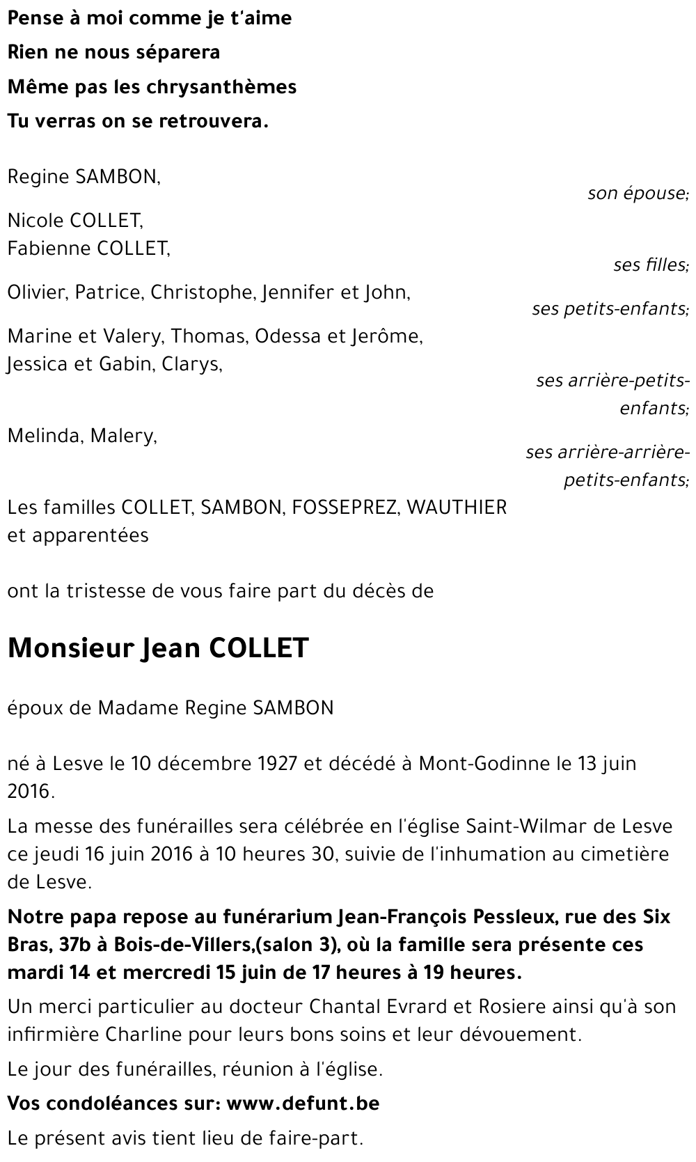 Jean COLLET