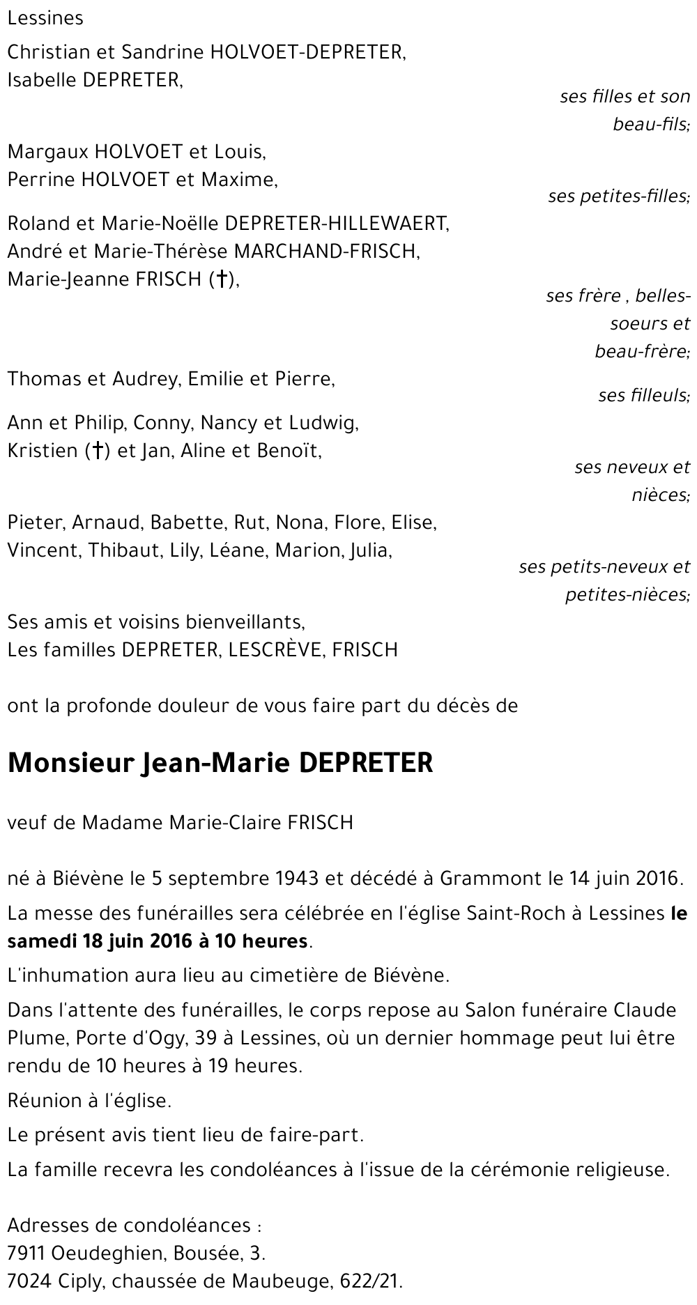 Jean-Marie DEPRETER