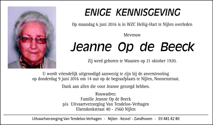 Jeanne Op de Beeck