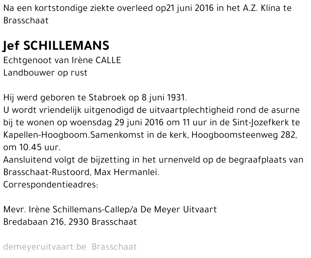 Jef Schillemans