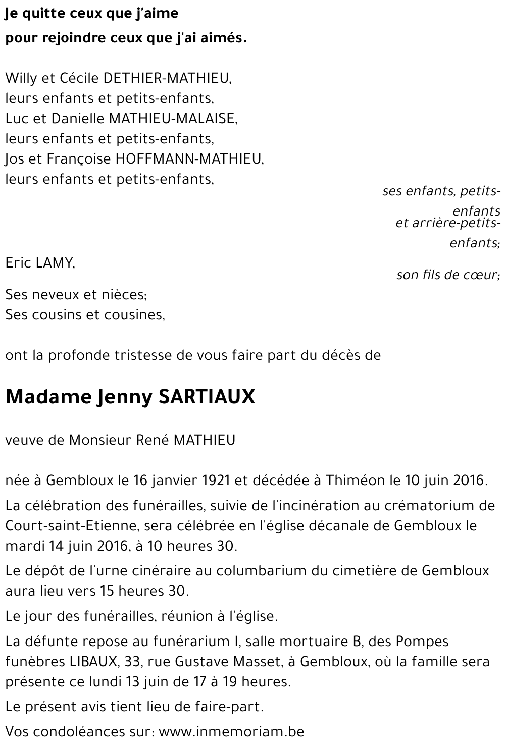 Jenny SARTIAUX