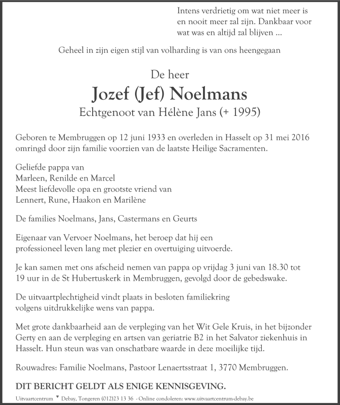 Jozef (Jef) NOELMANS