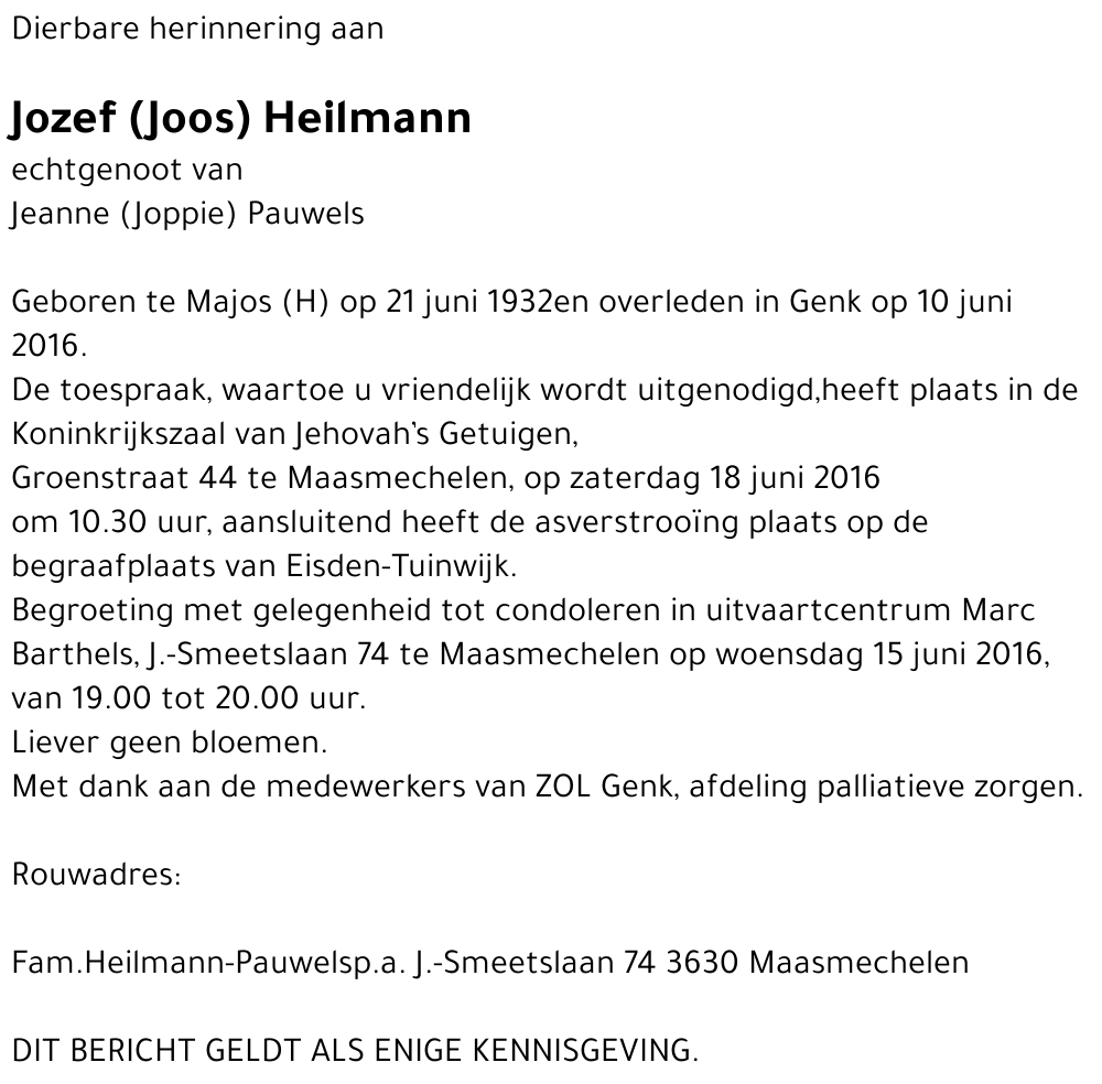 Jozef (Joos) Heilmann