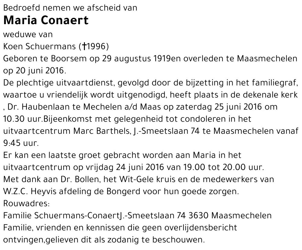 Maria Conaert