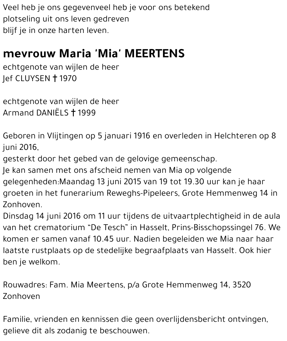 Maria 'Mia' Meertens