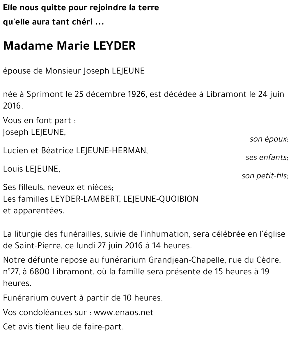 Marie LEYDER