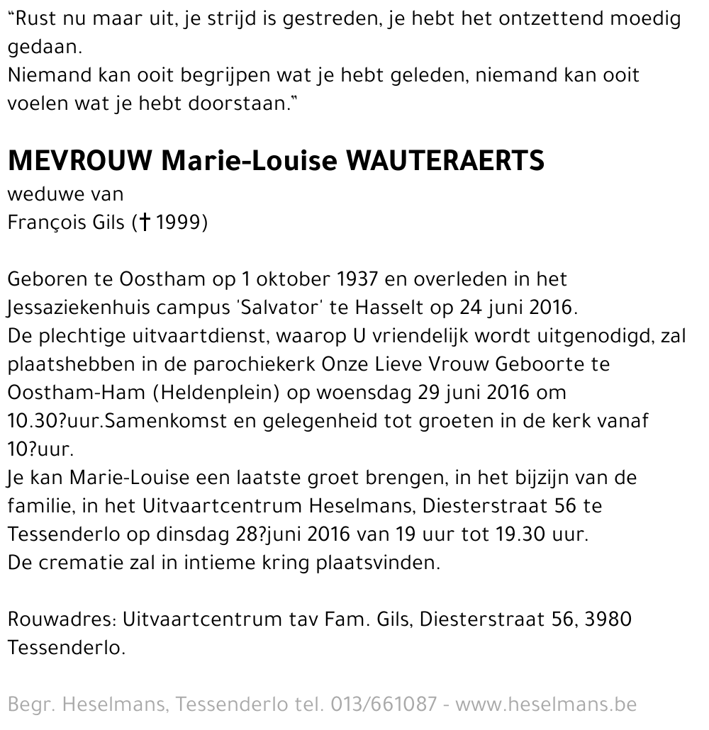 Marie-Louise Wauteraerts