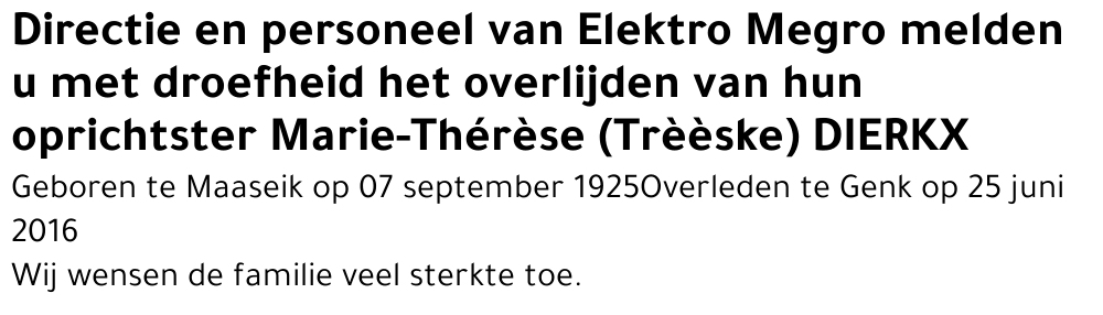 Marie-Thérèse Dierkx