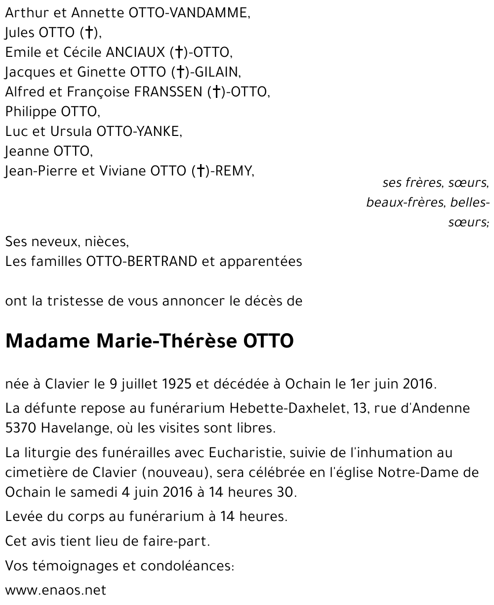 Marie-Thérèse OTTO