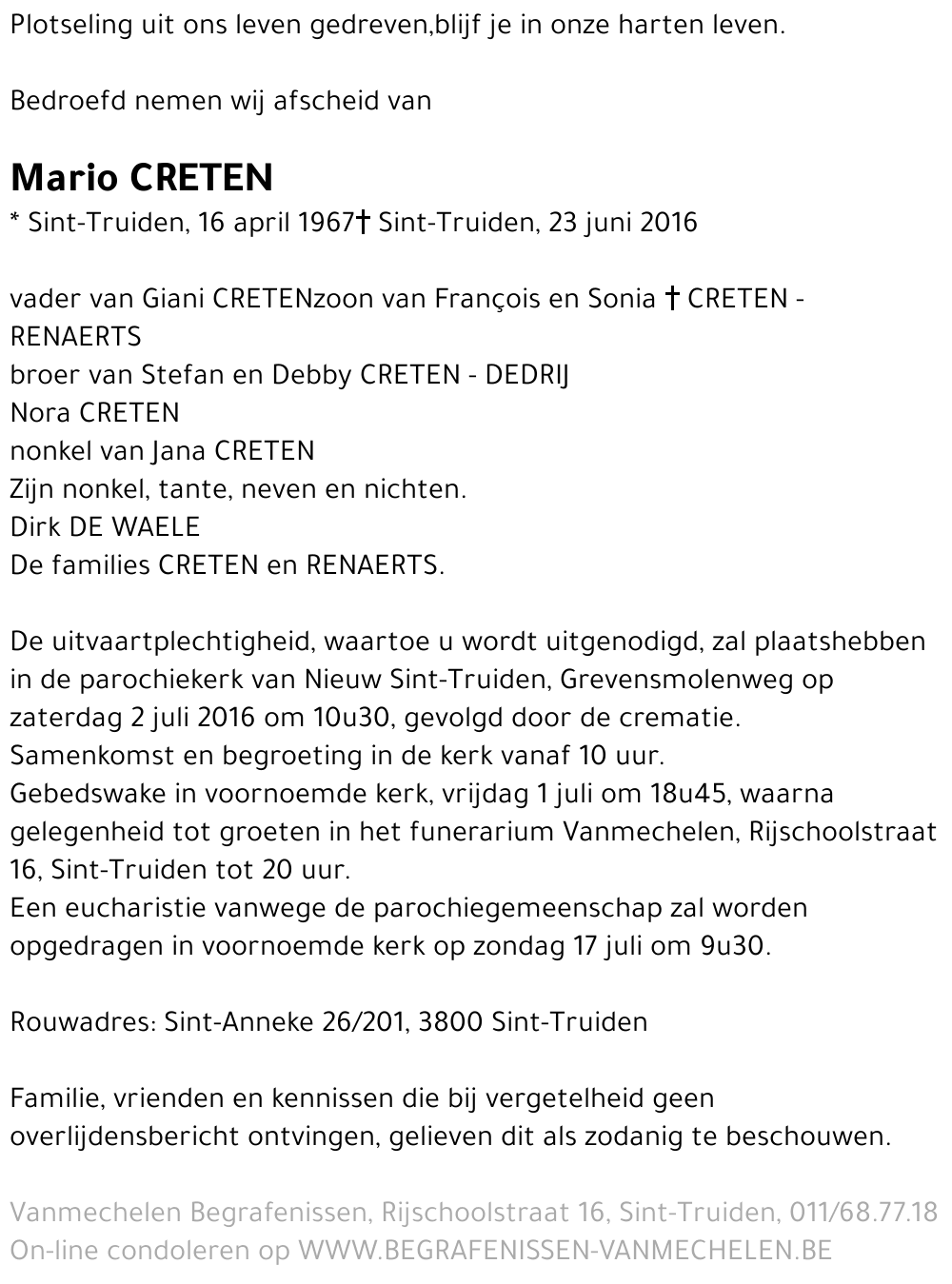 Mario CRETEN